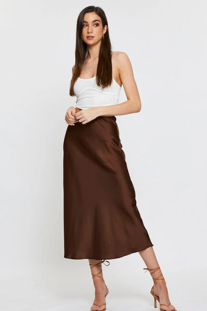 Brown Crop Top sold by Ally Fashion product image thumbnail 3