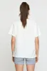 White Vintage T Shirt Short Sleeve sold by Ally Fashion
