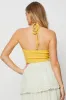 Yellow Halter Top Crop sold by Ally Fashion