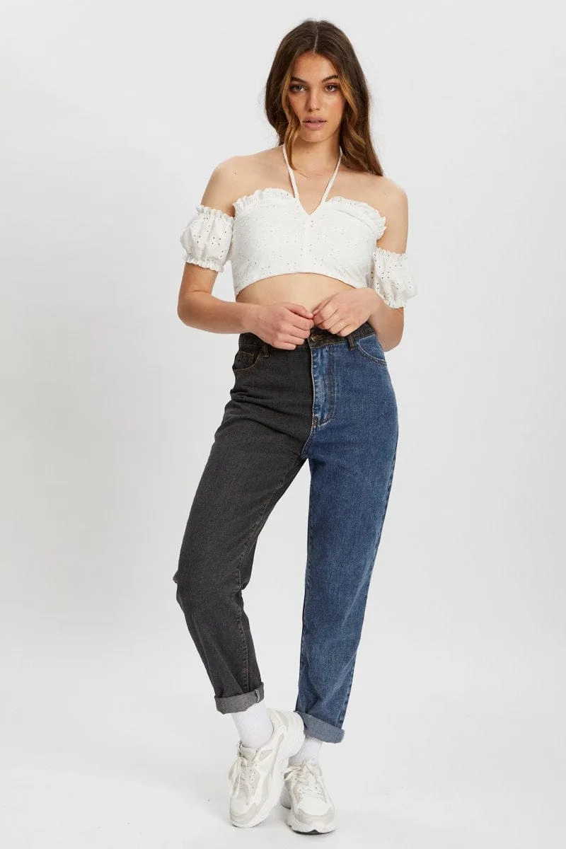 White Bandeau sold by Ally Fashion product image thumbnail 5
