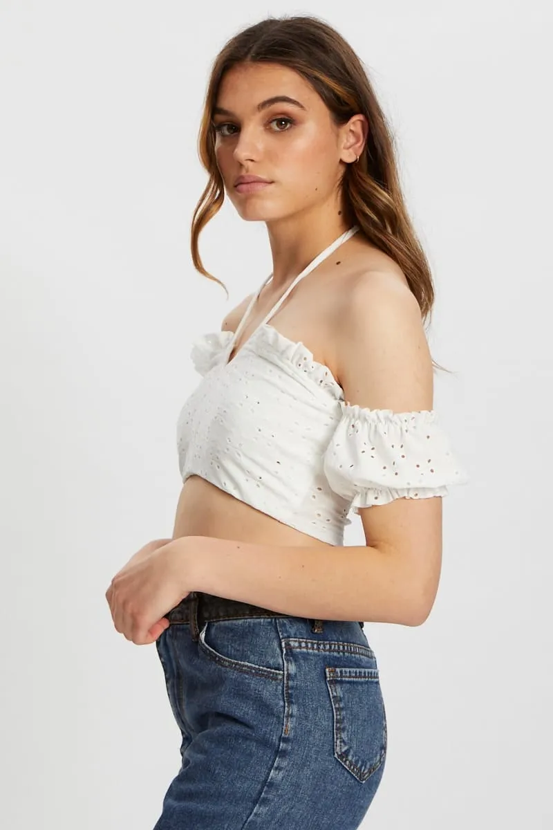 White Bandeau sold by Ally Fashion product image thumbnail 2