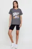 Grey Graphic T Shirt Short Sleeve sold by Ally Fashion