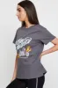 Grey Graphic T Shirt Short Sleeve sold by Ally Fashion