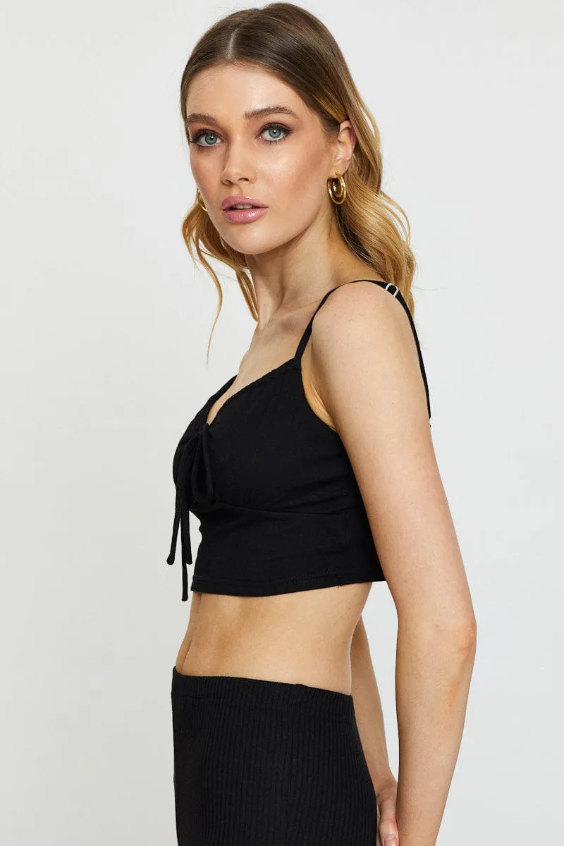 Black Crop Top Short Sleeve sold by Ally Fashion product image thumbnail 5