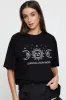 Black Graphic T Shirt Short Sleeve sold by Ally Fashion
