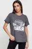 Grey Graphic T Shirt Short Sleeve sold by Ally Fashion