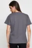 Grey Graphic T Shirt Short Sleeve sold by Ally Fashion