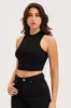 Black Crop Top sold by Ally Fashion