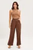 Brown Crop Top sold by Ally Fashion