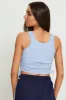 Blue Crop Top sold by Ally Fashion