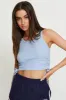 Blue Crop Top sold by Ally Fashion