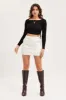 Black Rib Top Long Sleeve sold by Ally Fashion