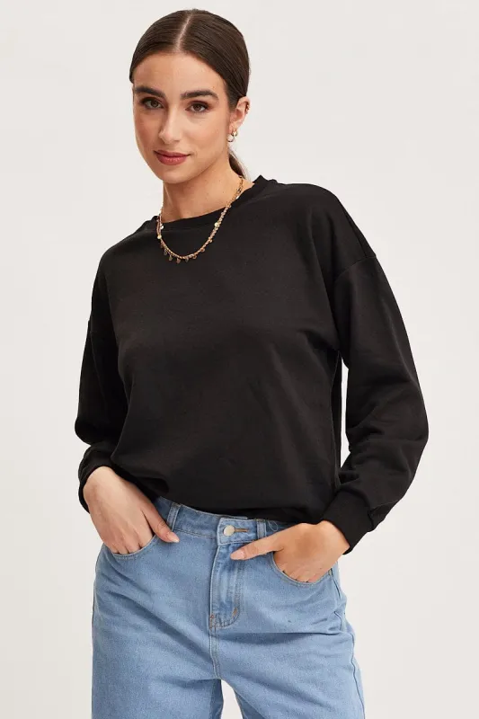 Black Sweat Oversized sold by Ally Fashion