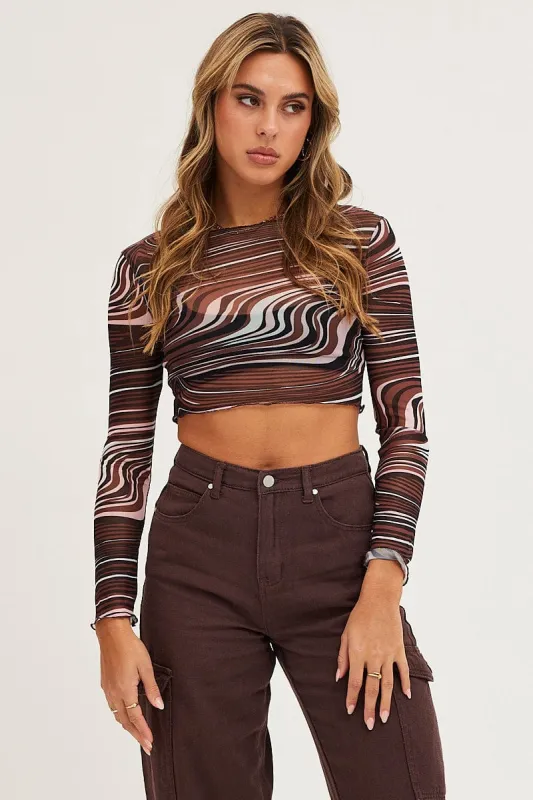Print Top sold by Ally Fashion
