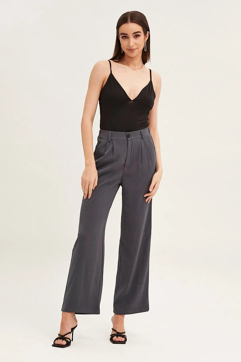 Black Singlet V Neck sold by Ally Fashion product image thumbnail 2