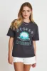 Grey Graphic T Shirt Short Sleeve sold by Ally Fashion