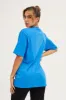 Blue Crew Neck Oversized Tee sold by Ally Fashion