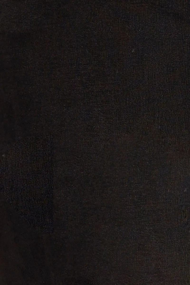 Black Slinky Bodysuit Cowl Neck sold by Ally Fashion product image thumbnail 5