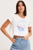 White T Shirt Short Sleeve sold by Ally Fashion