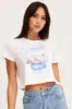 White T Shirt Short Sleeve sold by Ally Fashion