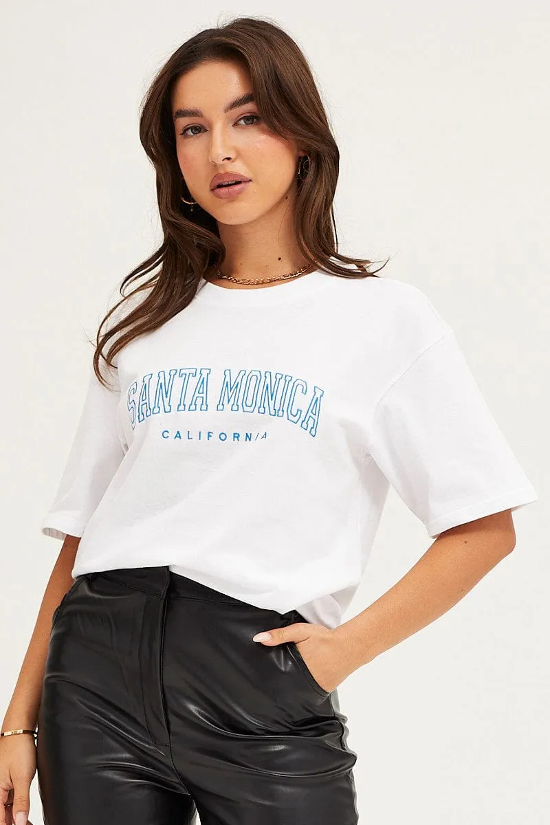 White T Shirt Short Sleeve sold by Ally Fashion product image thumbnail 3