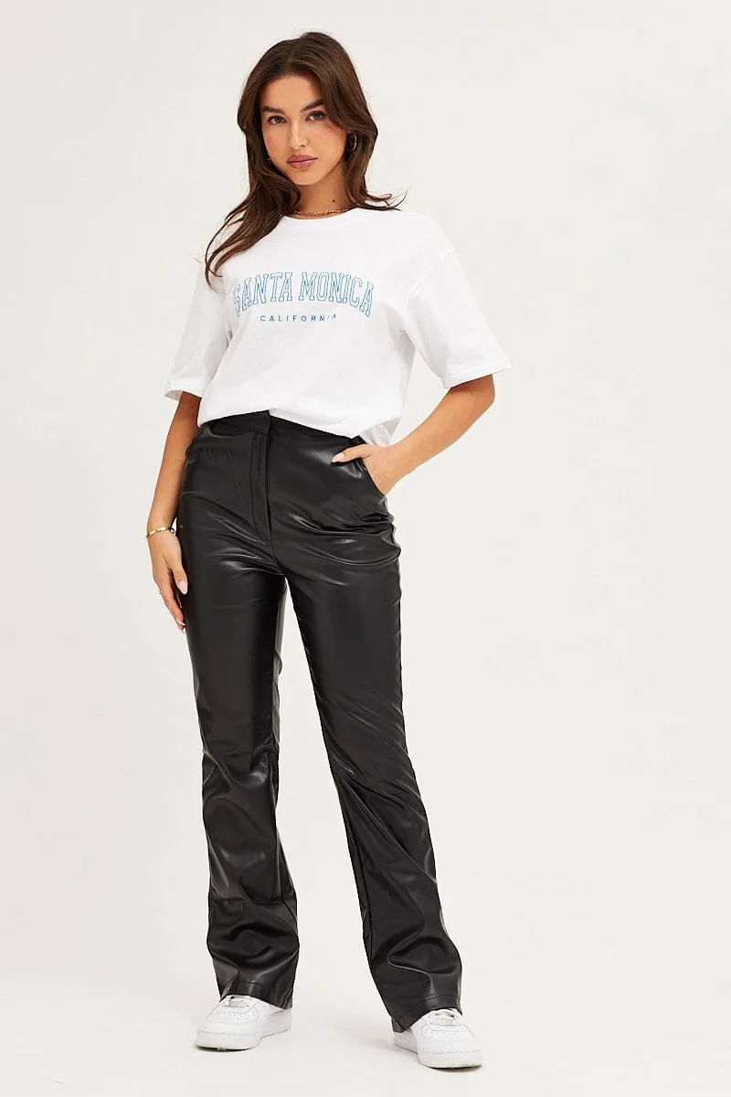 White T Shirt Short Sleeve sold by Ally Fashion product image thumbnail 2