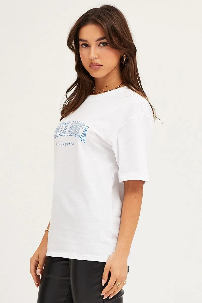 White T Shirt Short Sleeve sold by Ally Fashion product image thumbnail 4