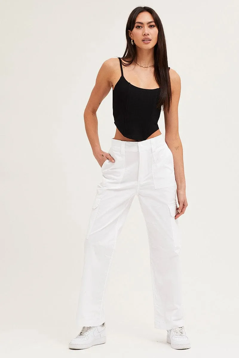 Black Rib Singlet Round Neck sold by Ally Fashion product image thumbnail 2