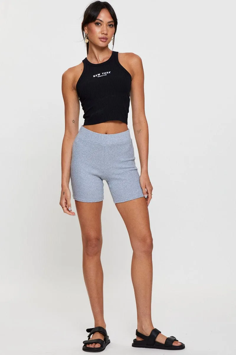 Black Graphic Tank Embroided sold by Ally Fashion product image thumbnail 2