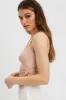 Pink Top Cami Ribbed sold by Ally Fashion