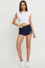 White Crop Top Short Sleeve sold by Ally Fashion