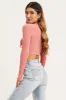 Pink Tank Long Sleeve Drawstring sold by Ally Fashion