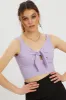 Purple Tie Front Cami sold by Ally Fashion
