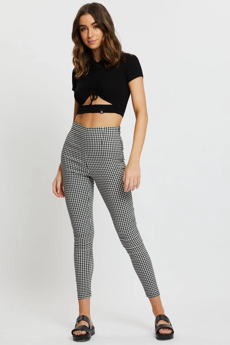 Black Ruched Cut Out Top sold by Ally Fashion product image thumbnail 5