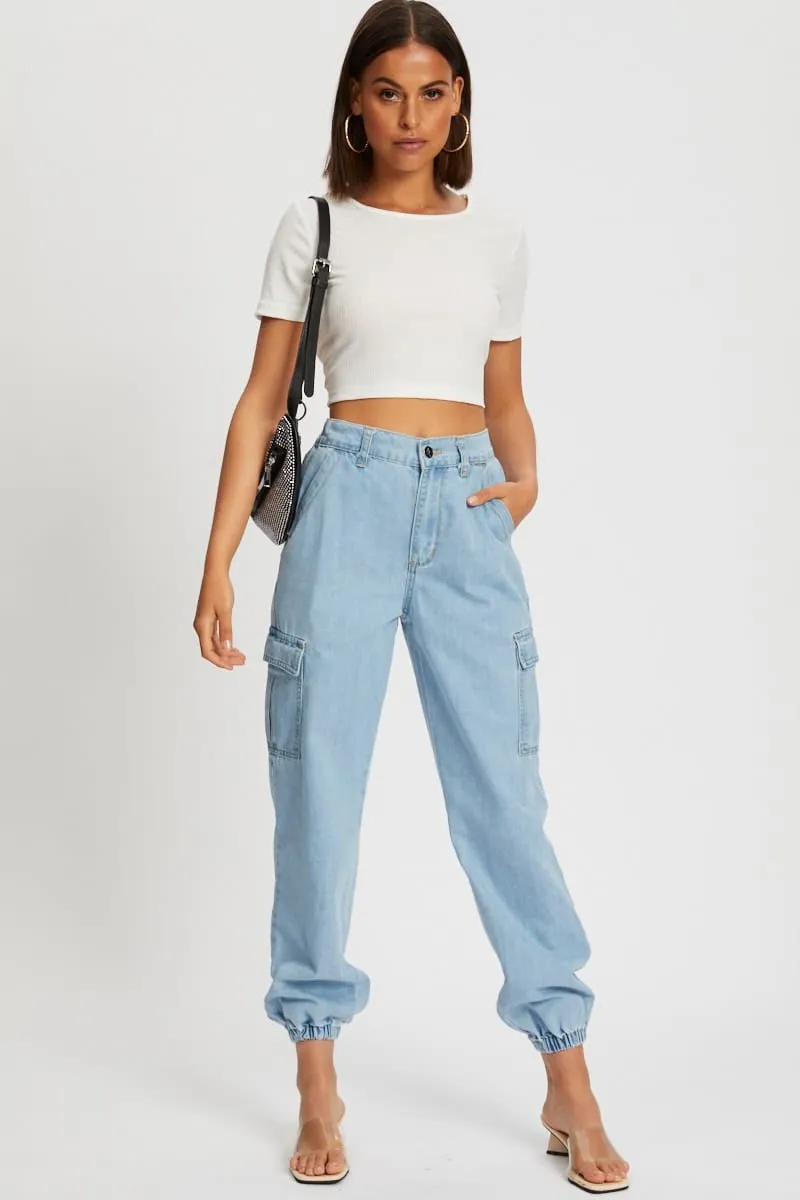 White Lace Up Backless Crop Tee sold by Ally Fashion product image thumbnail 5