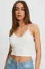 White Top Cami Lace sold by Ally Fashion