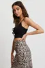Black Lace Trim Tie Front Cami sold by Ally Fashion