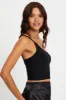 Black One Shoulder Cami Top sold by Ally Fashion