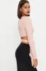 Pink Scoop Neck Tie Top sold by Ally Fashion