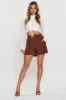 White Ruched Top Long Sleeve sold by Ally Fashion