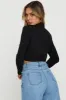 Black Ruched Top Long Sleeve sold by Ally Fashion
