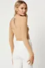 Brown Cut Out Top sold by Ally Fashion