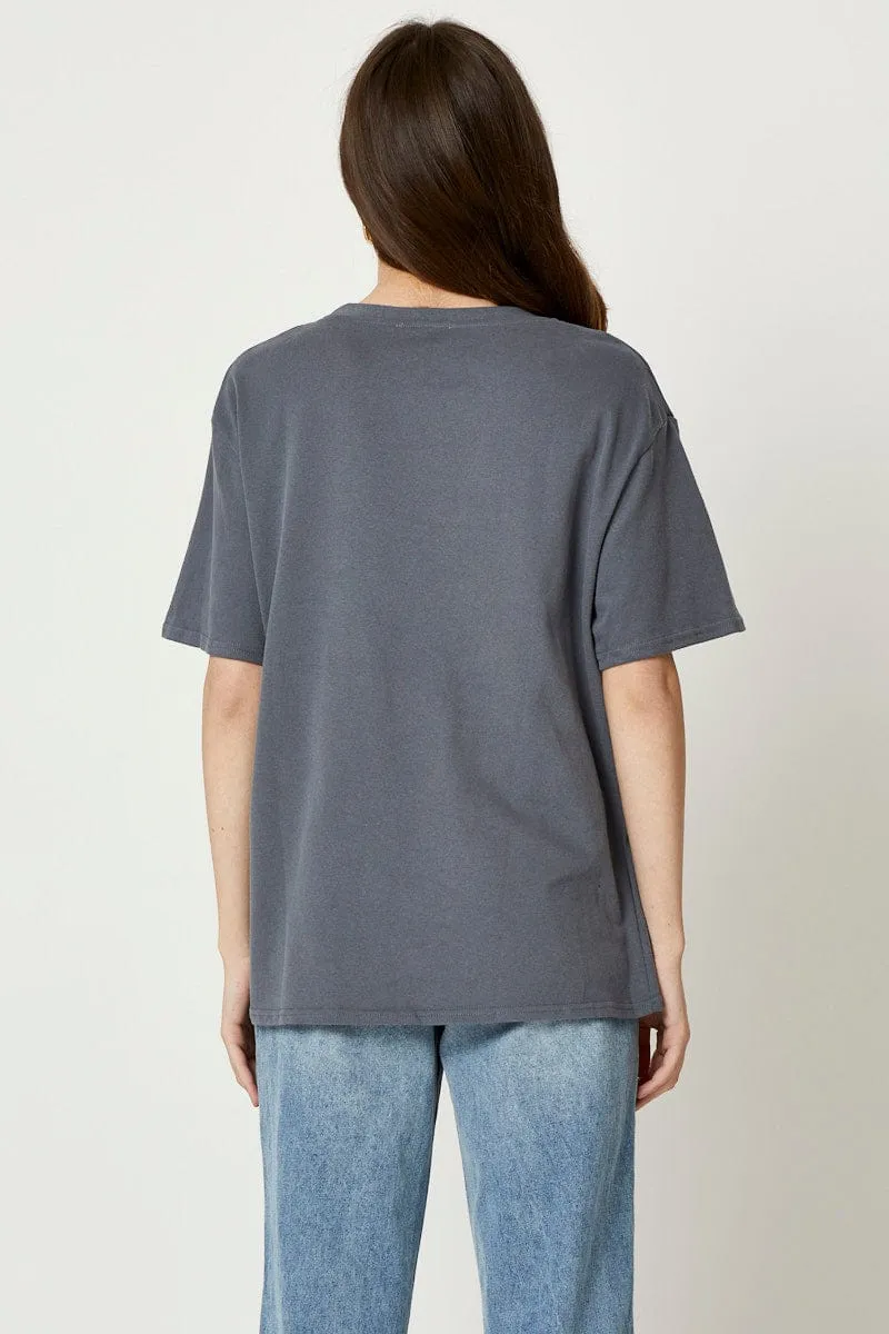 Grey Dragon T-Shirt sold by Ally Fashion product image thumbnail 4