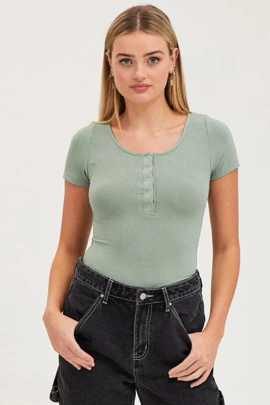 Green Smock Top sold by Ally Fashion