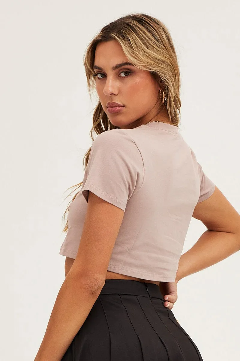 Brown Smock Top sold by Ally Fashion product image thumbnail 5