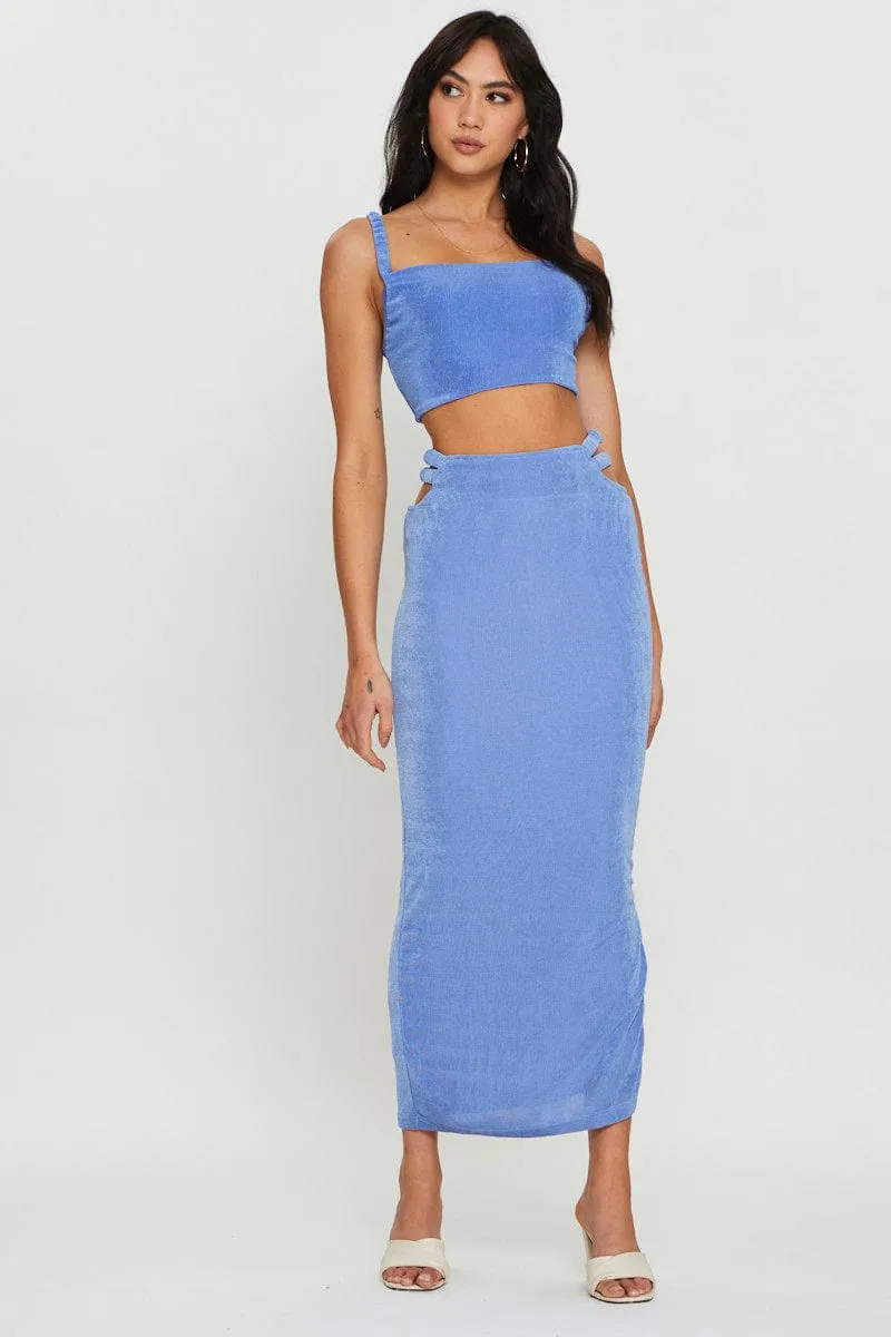 Purple Crop Top sold by Ally Fashion product image thumbnail 3