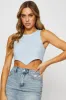 Blue Crop Top sold by Ally Fashion