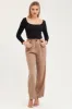 Black Top Long Sleeve Gathered Bust sold by Ally Fashion