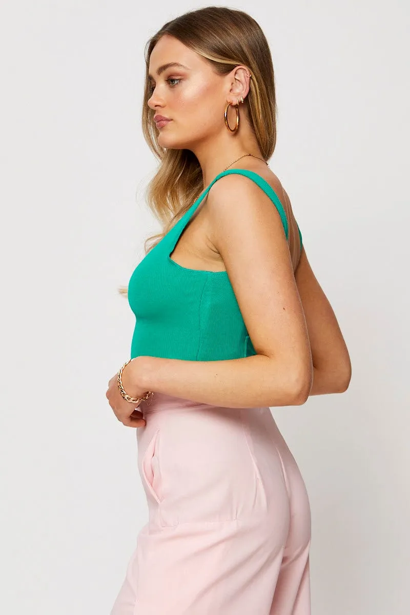 Green Crop Top sold by Ally Fashion product image thumbnail 3