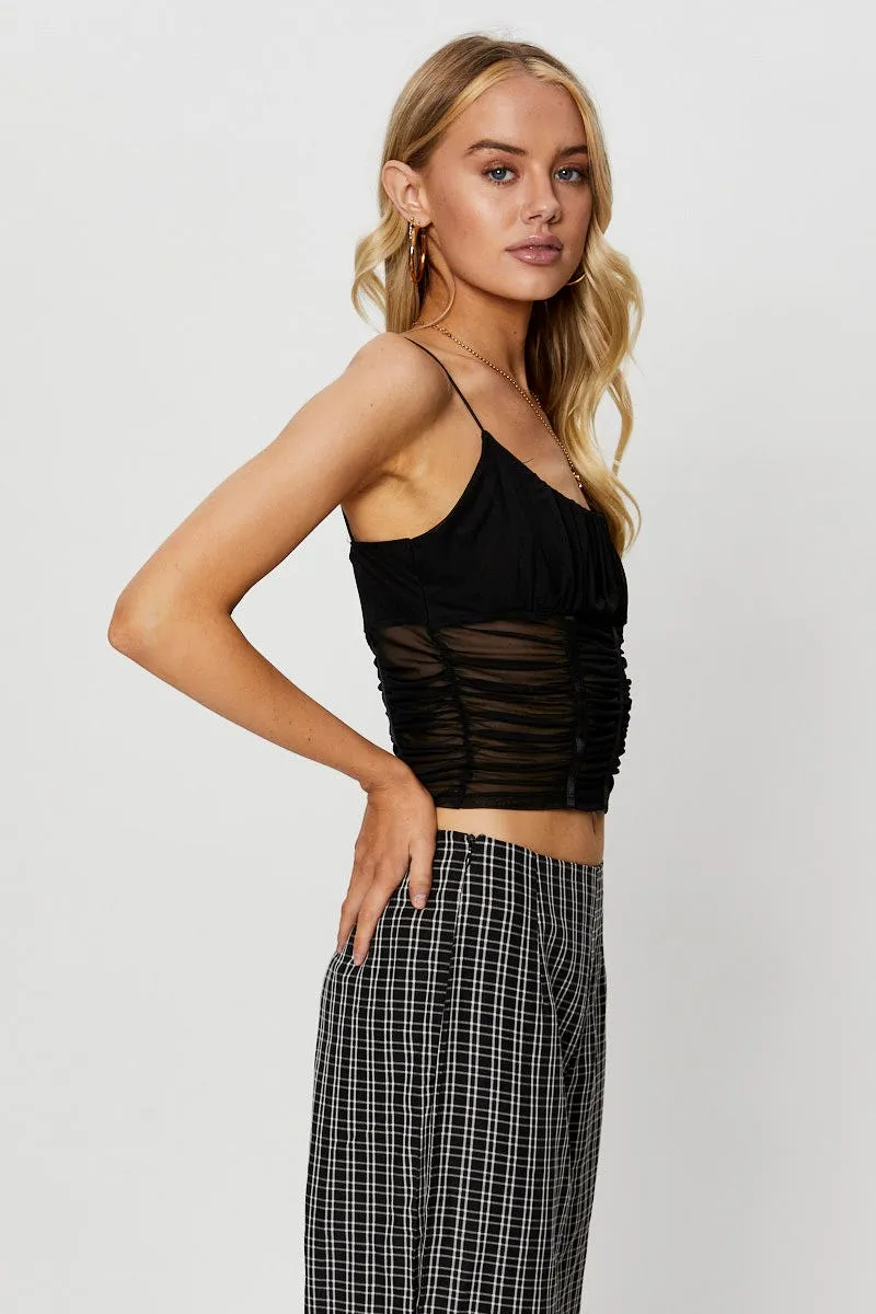 Black Corset Singlet Mesh sold by Ally Fashion product image thumbnail 3